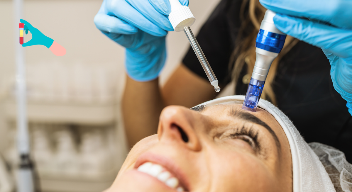 Microneedling with PRP and PRF